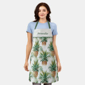 tropische Hawaiiaanse ananasvrucht Schort (Gedragen)