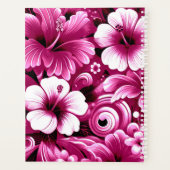 Tropische Hawaiiaanse bloemen Hibiscus gepersonali Planner (Achterkant)