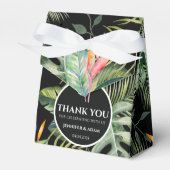 Tropische Hawaiiaanse Heliconia Bruiloft Dank je T Bedankdoosjes (Voorkant Zijde)