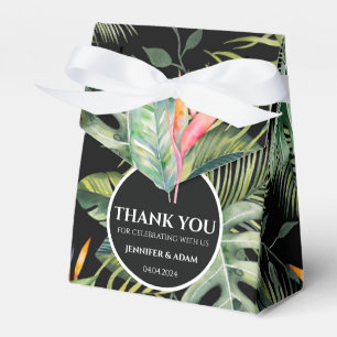 Tropische Hawaiiaanse Heliconia Bruiloft Dank je T Bedankdoosjes