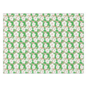 Tropische Hawaiiaanse Hibiscus Bloemen Khaki Beige Tafelkleed (Voorkant (Horizontaal))