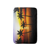 tropische Hawaiiaanse palmbomen Badmat (Voorkant Verticaal)