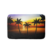 tropische Hawaiiaanse palmbomen Badmat (Voorkant)