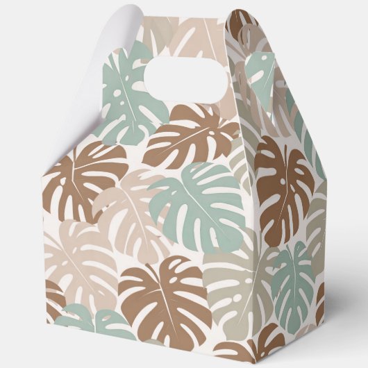Tropische Hawaiiaanse print Bedankdoosjes (Voorkant)