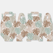 Tropische Hawaiiaanse print Bedankdoosjes (Ongevouwen)