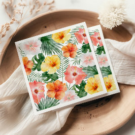 Tropische Hawaiiaanse verjaardagsfeestje servetten