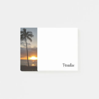 Tropische Hawaiiaanse zonsondergang Post-it® Notes