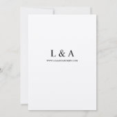 Tropische Hawaiian Floral & Coconut Wedding- Kraft Kaart (Achterkant)