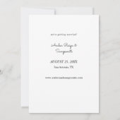 Tropische Hawaiian Floral & Pineapple Save the Dat Save The Date (Achterkant)