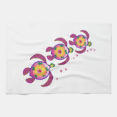 Tropische Hawaiian Honu Turtles Theedoek (Horizontaal)