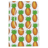 Tropische Hawaiian Island Pineapple Beach Print Medium Cadeauzakje (Voorkant)