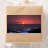 Tropische Hawaiian Ocean Sunset Background - Hawai Etiket (Insitu)