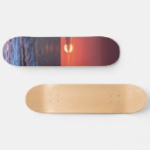 Tropische Hawaiian Ocean Sunset Background - Hawai Skateboard (Horizontaal)