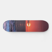 Tropische Hawaiian Ocean Sunset Background - Hawai Skateboard (Horizontaal)