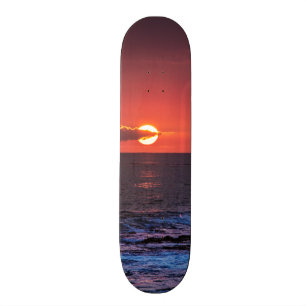 Tropische Hawaiian Ocean Sunset Background - Hawai Skateboard