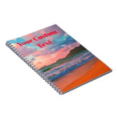 Tropische Hawaiian Sunset Notitieboek (Rechterzijde)