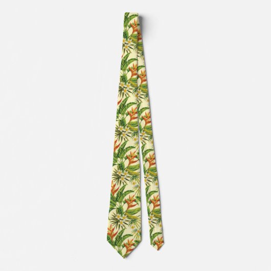 Tropische Hawaiian Surrender Necktie Stropdas (Voorkant)