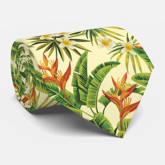 Tropische Hawaiian Surrender Necktie Stropdas (Opgerold)