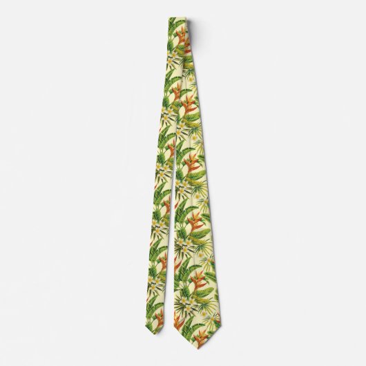Tropische Hawaiian Surrender Necktie Stropdas (Achterkant)