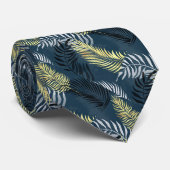 TROPISCHE HAWAÏNE BLAUWGROEN BLAUW MANNEN STROPDAS (Opgerold)