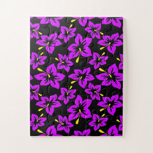 Tropische Hawiian Hibiscus Flowers Legpuzzel (Verticaal)