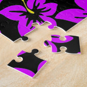 Tropische Hawiian Hibiscus Flowers Legpuzzel (Zijkant)