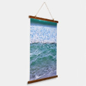 Tropische heldere oceaan hangend wandkleed (Gebogen)