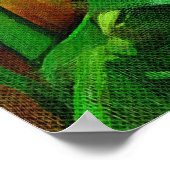 Tropische Heliconia - Lopen in de tuin Poster (Hoek)