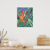 TROPISCHE HELICONIE POSTER (Keuken)