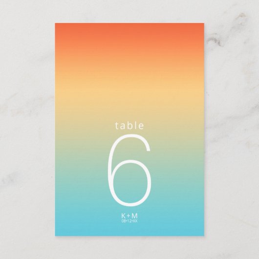 Tropische hemel ID741 Kaart (Achterkant)