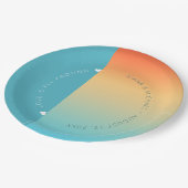 Tropische hemel ID741 van de troep van de troep va Papieren Bordje (Gekanteld)
