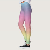 Tropische hemel | Kleurrijke regenbooggradiënt Leggings (Links)