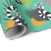 Tropische hemels - Aquamarine Cadeaupapier (Rol Hoek)