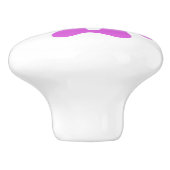 Tropische hengelbloemdeur en trekknop keramische knop (Zijkant)