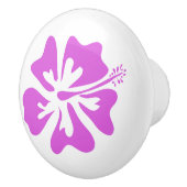 Tropische hengelbloemdeur en trekknop keramische knop (Rechts)