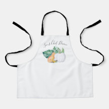 Tropische Herfst Fox, Monstera en pomkin Apron