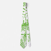 Tropische herfst, zomerbladpatronen stropdas (Voorkant)