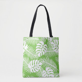 Tropische herfst, zomerbladpatronen tote bag