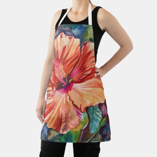 Tropische Hibiscus 5 Schort (Insitu)