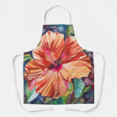 Tropische Hibiscus 5 Schort (Voorkant)