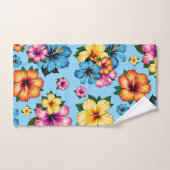 Tropische Hibiscus Bad Handdoek (Handdoek)