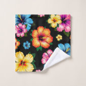 Tropische Hibiscus Bad Handdoek (Wasdoekje)