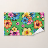 Tropische Hibiscus Bad Handdoek (Handdoek)