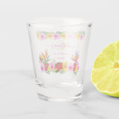 Tropische Hibiscus Beach Bachelorette Shot Glas