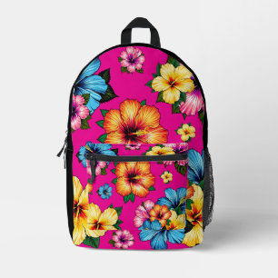 Tropische Hibiscus Bedrukte Rugzak