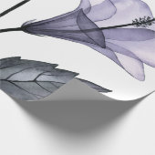 Tropische hibiscus bloem cadeaupapier (Hoek)