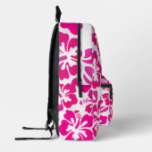 Tropische hibiscus bloem Hawaii roze bloemig Bedrukte Rugzak (Links)
