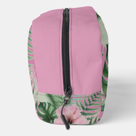 Tropische Hibiscus Bloemen Accessoire Zakje Toilettasje (Rechts)