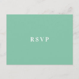 Tropische Hibiscus Bloemen Bruiloft RSVP MAALTIJDK Uitnodiging Briefkaart