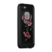 Tropische hibiscus bloemen LifeProof iPhone hoesje (Achterkant / rechts)